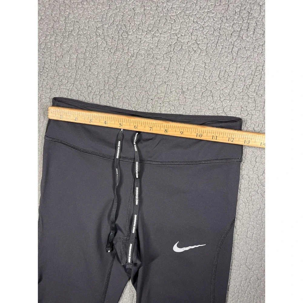 Nike Women's Power Epic Lux Running‎ Tights Capris Black Size S Tight Fit 890323